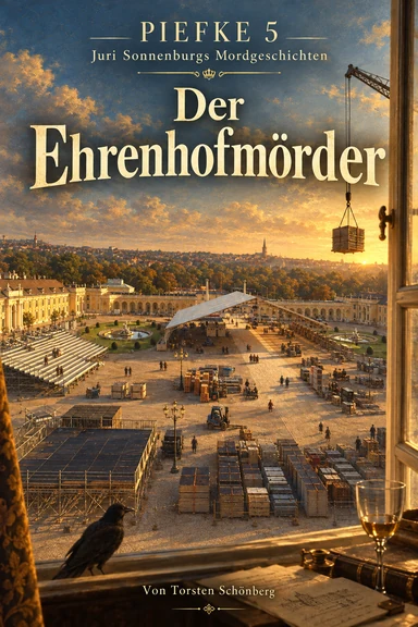 Buchcover „Der Ehrenhofmörder“ von Torsten Schönberg.